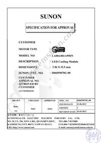 LA004-001A99DN Datasheet Cover