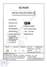 LA004-012A99DN Datasheet Cover