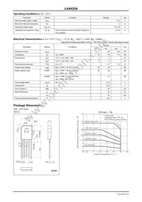 LA4425F-E Datasheet Page 2