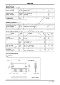 LA4708N-E Datasheet Page 2