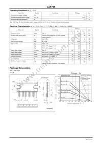 LA4725-E Datasheet Page 2