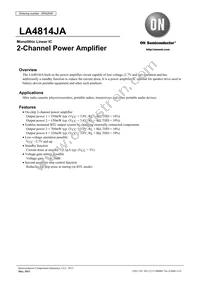 LA4814JA-ZE Datasheet Cover