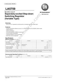 LA5759-MDB-E Datasheet Cover