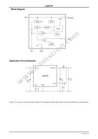 LA5774-FA-E Datasheet Page 3