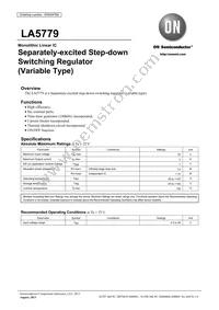 LA5779-HJ-E Datasheet Cover