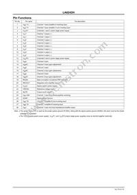 LA6242H-CL-TLM-E Datasheet Page 5