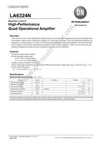 LA6324NM-TLM-E Datasheet Cover