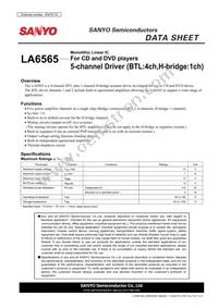 LA6565-TE-L-E Datasheet Cover