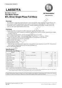 LA6587FA-BH Datasheet Cover