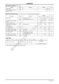 LA6587FA-BH Datasheet Page 2