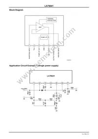 LA78041-E Datasheet Page 3