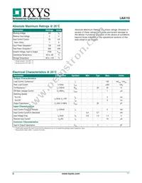 LAA110PTR Datasheet Page 2