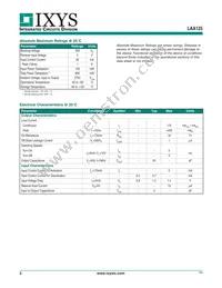 LAA125P Datasheet Page 2