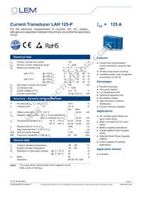 LAH 125-P Datasheet Cover