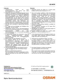 LB A676-K2L2-1-Z Datasheet Page 15