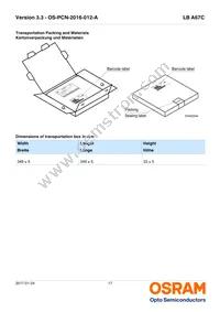 LB A67C-P2S1-35-Z Datasheet Page 17