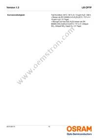 LB CP7P-GZHX-35-0-350-R18 Datasheet Page 12