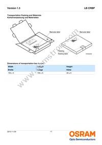 LB CRBP-HZJX-46-1-350-R18-Z-XX Datasheet Page 17