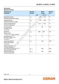 LB E67C-Q1S2-35-0-30-R18-Z Datasheet Page 3