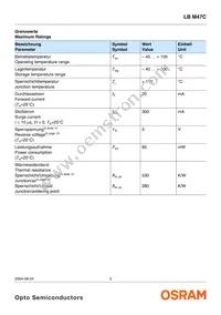 LB M47C-P1Q2-35-1-Z Datasheet Page 3