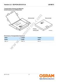 LB M673-N2Q1-35 Datasheet Page 17