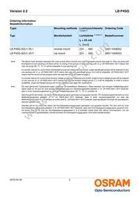 LB P4SG-S2U1-35-1 Datasheet Page 2