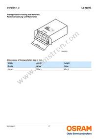 LB Q39E-N1P1-35-1-5-R18-XX Datasheet Page 17