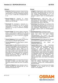 LB T673-L2P2-25-1-10-R18-Z Datasheet Page 21