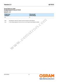 LB T673-M2P1-25-Z Datasheet Page 6