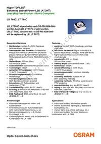 LB T68C-P2S1-35-0-20-R18-Z Datasheet Cover
