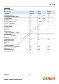 LB T776-J2L2-1-0-10-R18-Z Datasheet Page 3