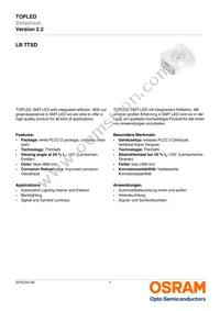 LB TTSD-R1T2-25-1-Z Datasheet Cover