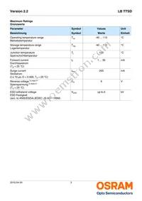 LB TTSD-R1T2-25-1-Z Datasheet Page 3