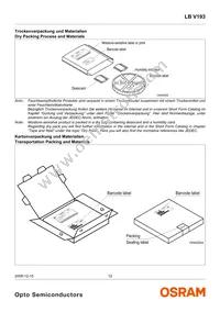 LB V193-K2M2-36-1-Z Datasheet Page 12