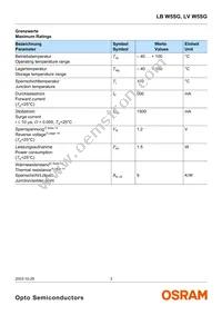 LB W5SG-DYEZ-35 Datasheet Page 3