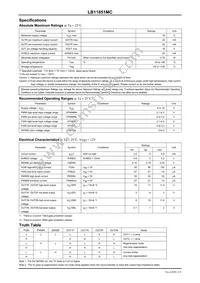 LB11851MC-BH Datasheet Page 2