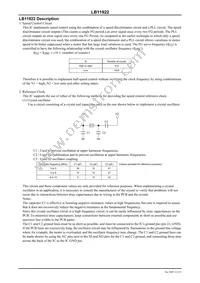 LB11922-TLM-E Datasheet Page 12