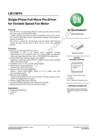 LB11967V-MPB-H Datasheet Cover