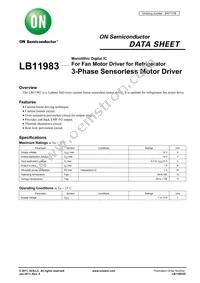 LB11983-E Datasheet Cover