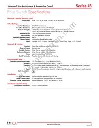 LB15VA001 Datasheet Page 2