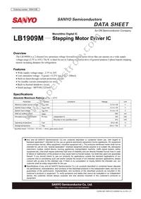 LB1909M-TE-L-E Datasheet Cover