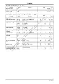 LB1945H-MPB-E Datasheet Page 2