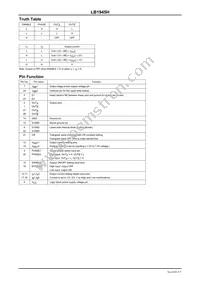 LB1945H-MPB-E Datasheet Page 5