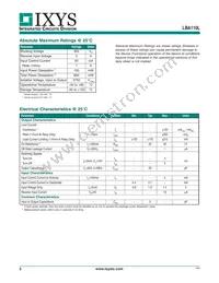 LBA110PLTR Datasheet Page 2