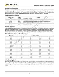LC4128ZE-7TCN100I Datasheet Page 5