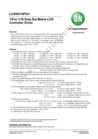 LC450210PCH-T3 Datasheet Cover
