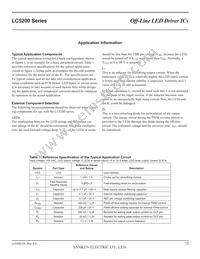 LC5205S Datasheet Page 13