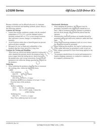 LC5205S Datasheet Page 15