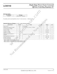 LC5511D Datasheet Page 2