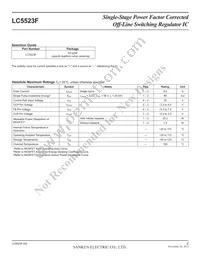 LC5523F Datasheet Page 2